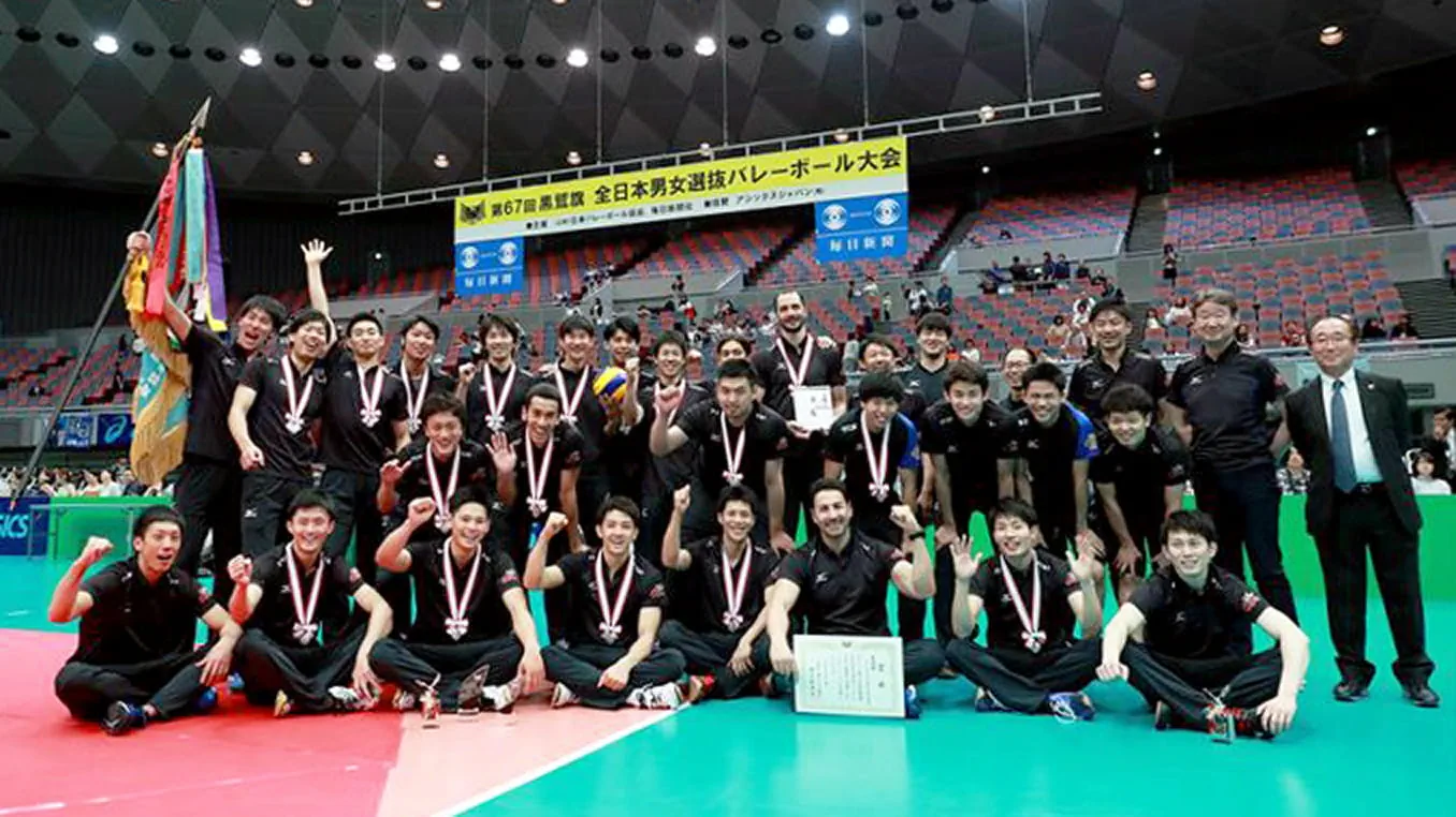 第67回黒鷲旗 全日本男女選抜バレーボール大会 準優勝