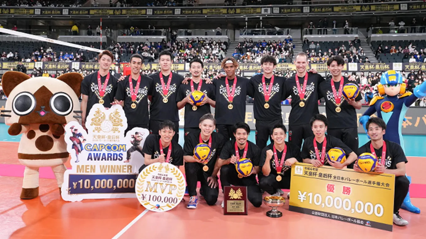 第70回黒鷲旗全日本男女選抜バレーボール大会 準優勝<br />令和4年度 天皇杯・皇后杯全日本バレーボール選手権大会 優勝